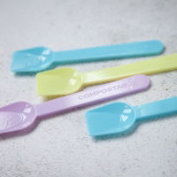 ECO Spoons Beige 9.5cm (1 KG) x 1