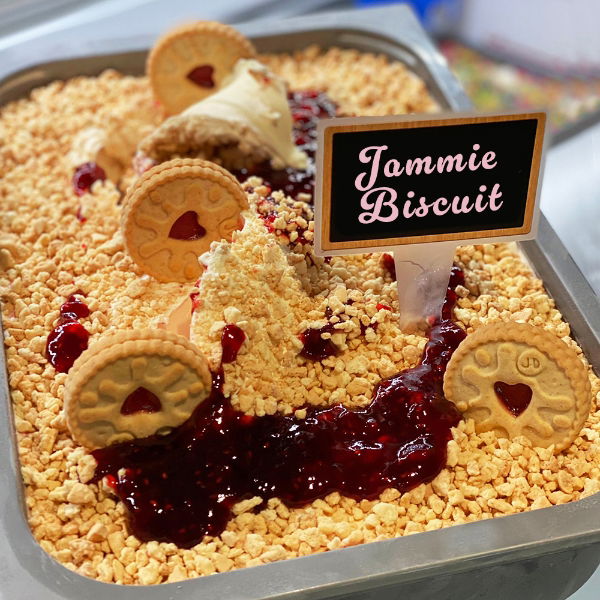 Jammie Biscuits Gelato recipe x 10Kg